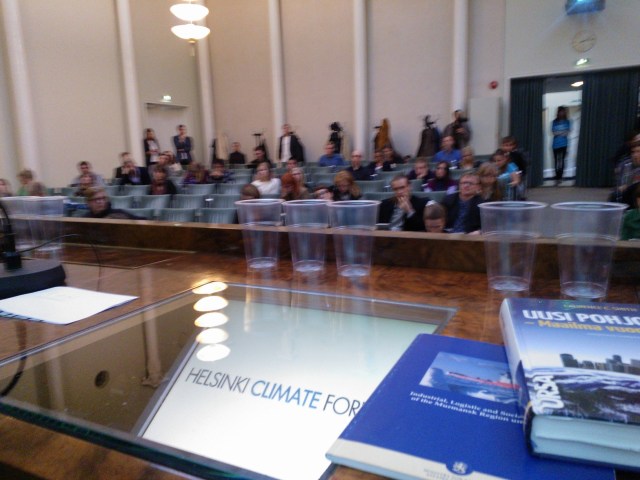 Helsinki Climate Forum: Arctic Urgency 28.9.2013